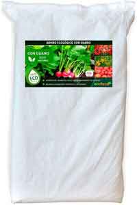 Abono orgánico con guano Cultivers 25KG. Imagen de Amazon.