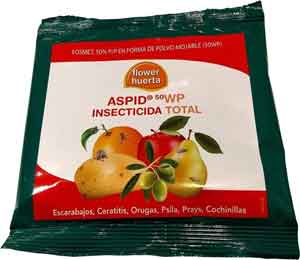 Aspid 50WP. Insecticida contra la psila con el principio activo Fosmet. Plantas en Galicia.