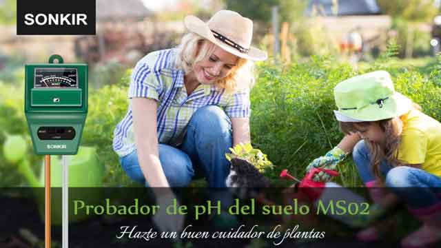 Medidor de plantas Sonkir 3 en 1.